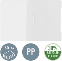 Snelhechter Leitz standaard A4 PP wit 1 Stuk-3