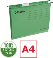 Hangmap Esselte Classic A4 V-bodem 345x240mm gn 1 Stuk-4