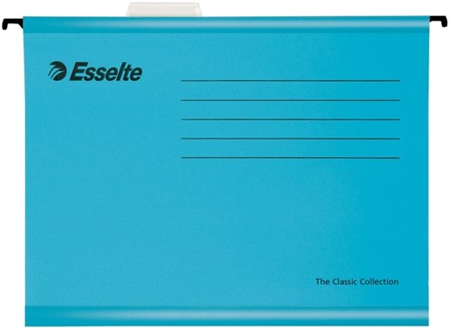 Hangmap Esselte Classic folio V-bodem 382x240mm bl 1 Stuk