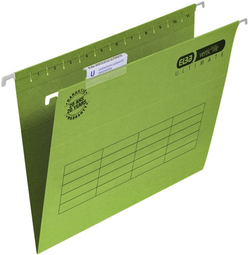 Hangmap Elba Verticfile Ultimate A4 V bodem groen 1 Stuk