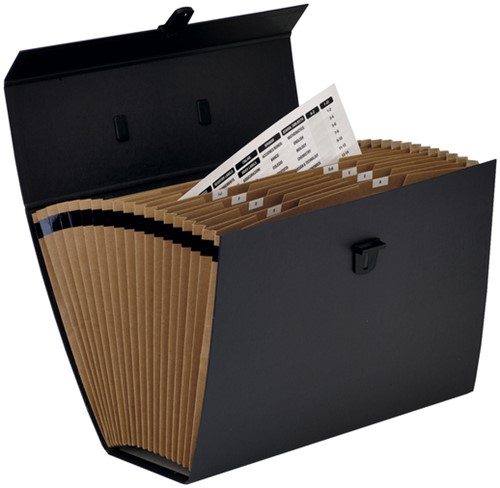 Sorteerkoffer Bankers Box Handifile 19vk zwart 1 Stuk-1