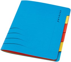 Sorteermap Secolor sixtab 6 tabbladen recy bl 1 Stuk
