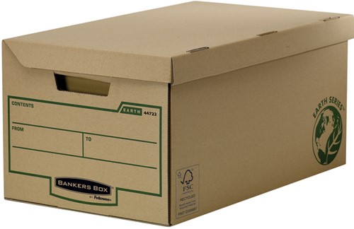 Opbergdoos Bankers box earth flip top 1 Stuk