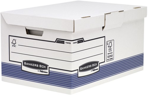 Opbergdoos bankers box system fold flip top maxi 1 Stuk