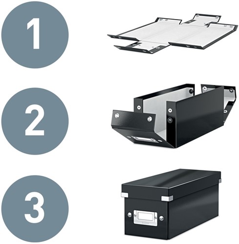 Opbergbox Leitz WOW Click Store 350x188x450mm wt 1 Stuk-2