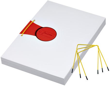 ARCHIEFBINDER JALEMA PLI-FIX GEEL 100 Stuk