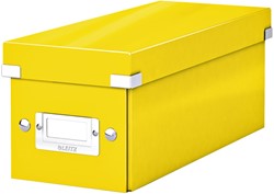 CD-BOX LEITZ WOW CLICK STORE GEEL 1 Stuk