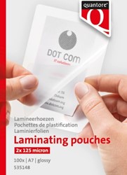Lamineerhoes Quantore A7 2x125micron 100 Stuk