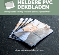 Voorblad Fellowes A4 PVC 180micron transparant 100 Stuk-1