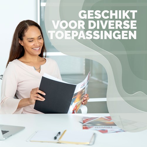 Voorblad Fellowes A4 PVC 180micron transparant 100 Stuk-3