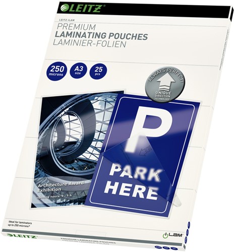 Lamineerhoes Leitz iLAM A3 2x250micron UDT 25stuks 25 Stuk