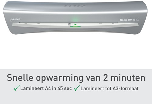 Lamineermachine Leitz iLAM Home Office A3 grijs 1 Stuk-7