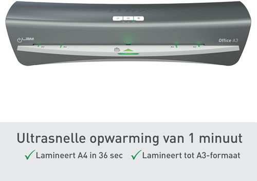 Lamineermachine Leitz iLAM Office A3 zilver 1 Stuk-9