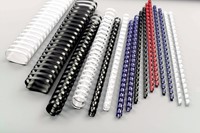 Bindrug GBC 8mm 21rings A4 rood 100 Stuk-1