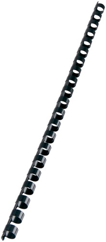 Bindrug GBC 10mm 21rings A4 zwart 100 Stuk-2