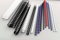 Bindrug GBC 12mm 21rings A4 zwart 100 Stuk-1