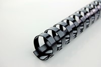 Bindrug GBC 12mm 21rings A4 zwart 100 Stuk-2