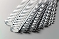 Bindrug GBC 19mm 21rings A4 wit 100 Stuk-1