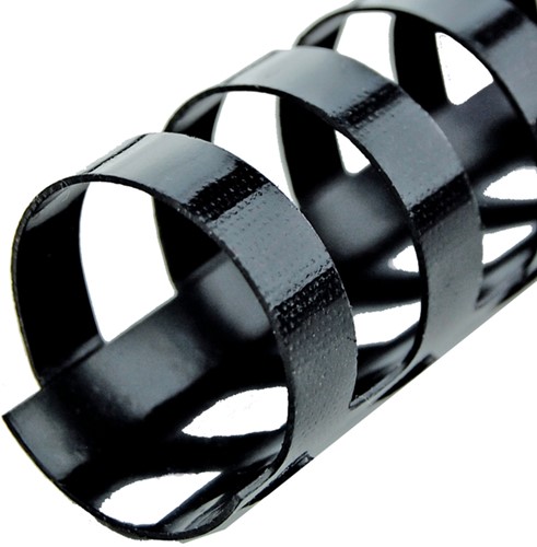 Bindrug GBC 19mm 21rings A4 zwart 100 Stuk-3