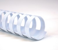 Bindrug GBC 22mm 21rings A4 wit 100 Stuk-1