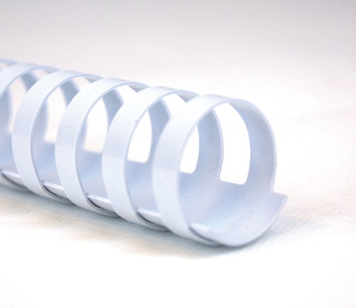 Bindrug GBC 25mm 21rings A4 wit 50 Stuk-1