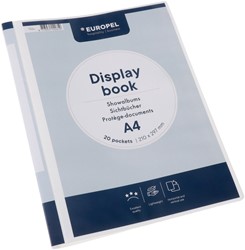 Showmap Europel Frontview A4 20 tassen wit 1 Stuk