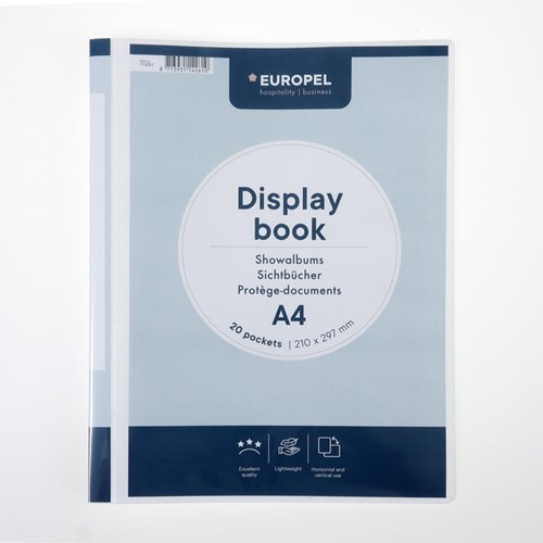 Showmap Europel Frontview A4 20 tassen wit 1 Stuk-2