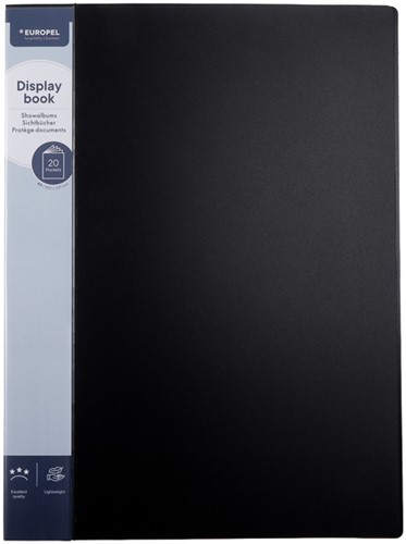 Showmap Europel deluxe A3 20tas antraciet 1 Stuk-2