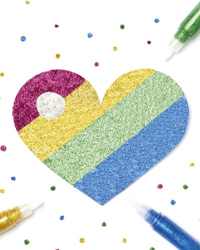 Glitterlijm Folia 9.5ml 10 kleuren 10 Stuk-2