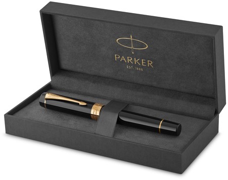 Vulpen Parker Duofold Classic 18k GT F zwart 1 Stuk-4