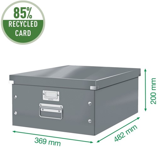 Opbergdoos Leitz WOW Click Store groot zwart 1 Stuk-6