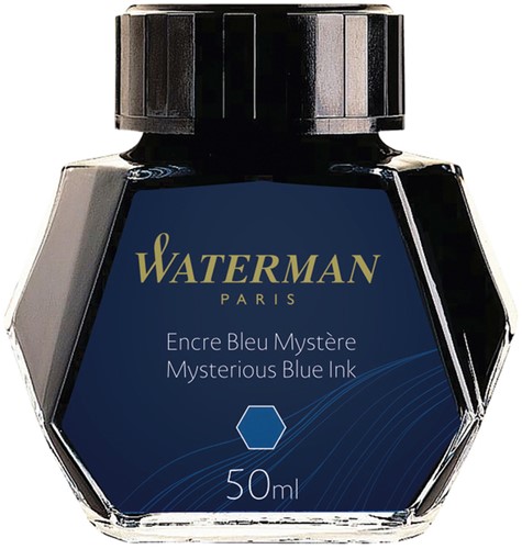 Vulpeninkt Waterman 50ml standaard blauw-zwart 1 Stuk