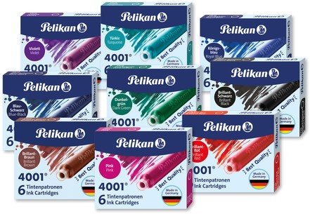Inktpatroon Pelikan 4001 20st koningsblauw 20 Stuk-2