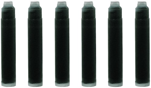 Inktpatroon Waterman internationaal zwart 6 Stuk-2