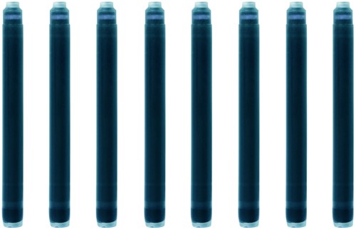 Inktpatroon Waterman nr23 lang blauw 8 Stuk-3