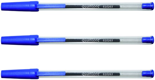 Balpen Quantore stick blauw 1 Stuk