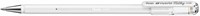 Gelschrijver Pentel K108-P F pastel wit 1 Stuk