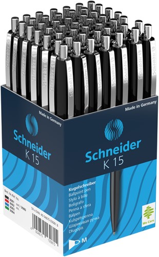 Balpen Schneider K15 M zwart 1 Stuk-2