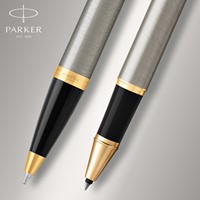 Balpen en rollerpen Parker IM GT M geborsteld mtl 2 Stuk-1