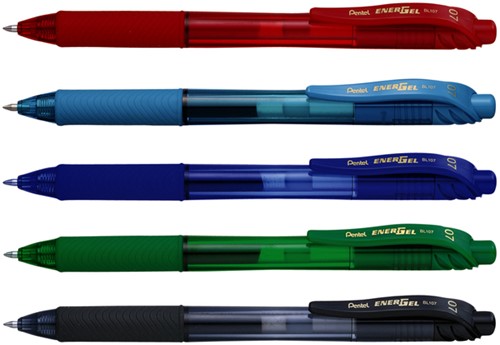 Gelschrijver Pentel BL107 Energel-X M groen 1 Stuk-2