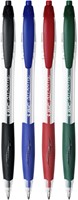 Balpen Bic Atlantis classic grip clic M zwart 1 Stuk-2