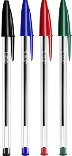 Balpen Bic Cristal M rood 1 Stuk-3