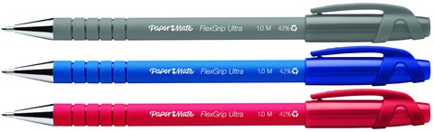 Balpen Papermate Flexgrip Ultra stick M zwart 1 Stuk-2