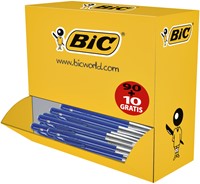 Balpen Bic M10 M 90+10 gratis blauw 100 Stuk