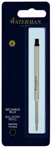 Balpenvulling Waterman F zwart 1 Stuk