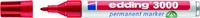 Viltstift edding 3000 rond 1.5-3mm rood 1 Stuk
