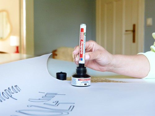 Viltstift edding 3000 rond 1.5-3mm blauw 1 Stuk-3