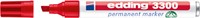 Viltstift edding 3300 schuin 1-5mm rood 1 Stuk