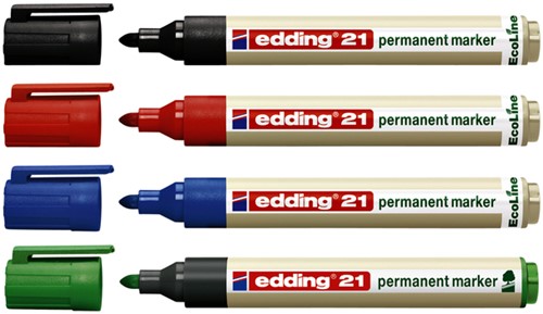 Viltstift edding 21 Eco rond 1.5-3mm rood 1 Stuk-2