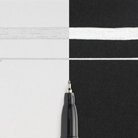 Viltstift Sakura Pentouch extra fijn zilver 1 Stuk-3